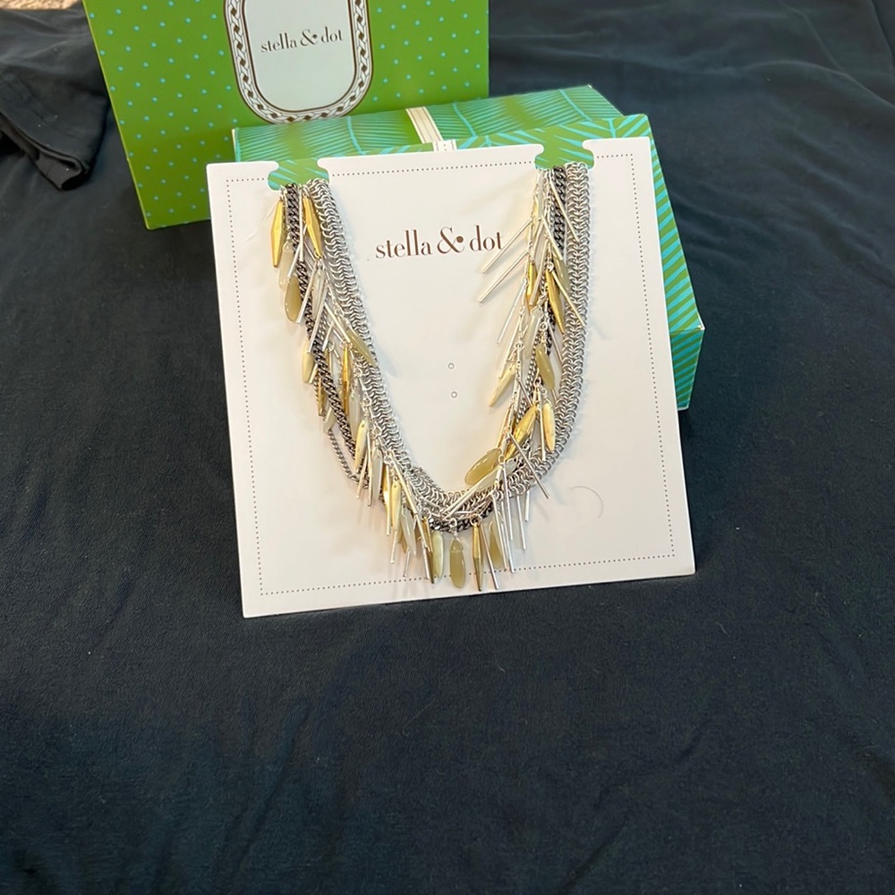 Stella & Dot Freya Fringe Necklace.